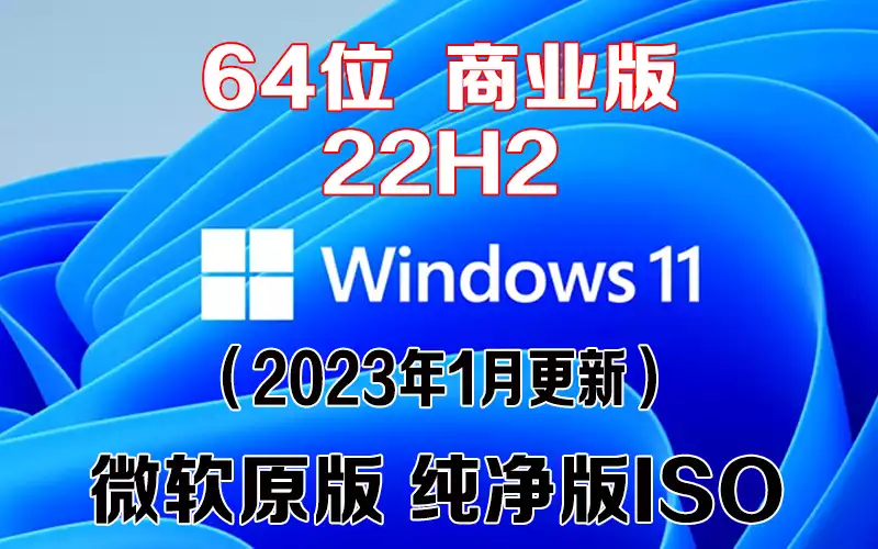 Windows 11 商业版 22H2（2023年1月更新）x64系统下载