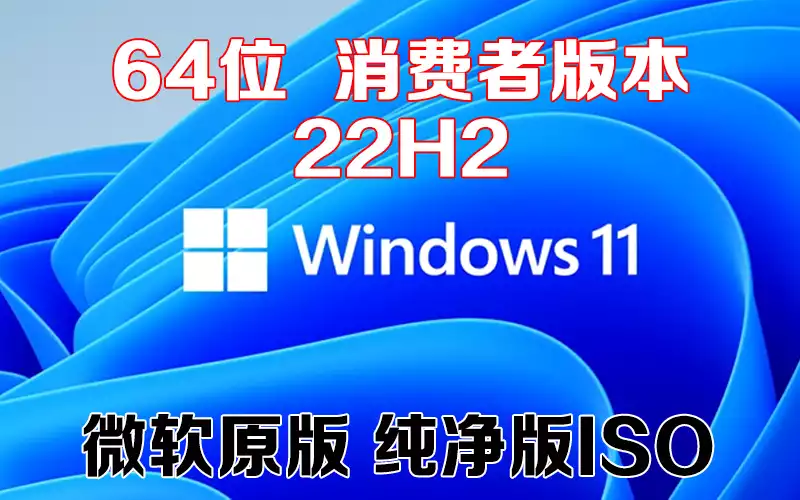 Windows 11 消费者版本 22H2 x64系统下载