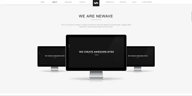 Newave互联网科技公司responsive网站模板下载